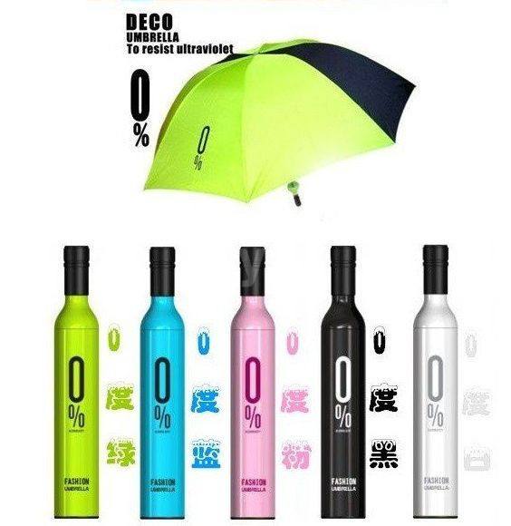 BOTTLE UMBRELLA IN FOUR COLOURS
