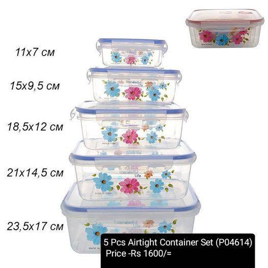 5PCS AIRTIGHT CONTAINER SET