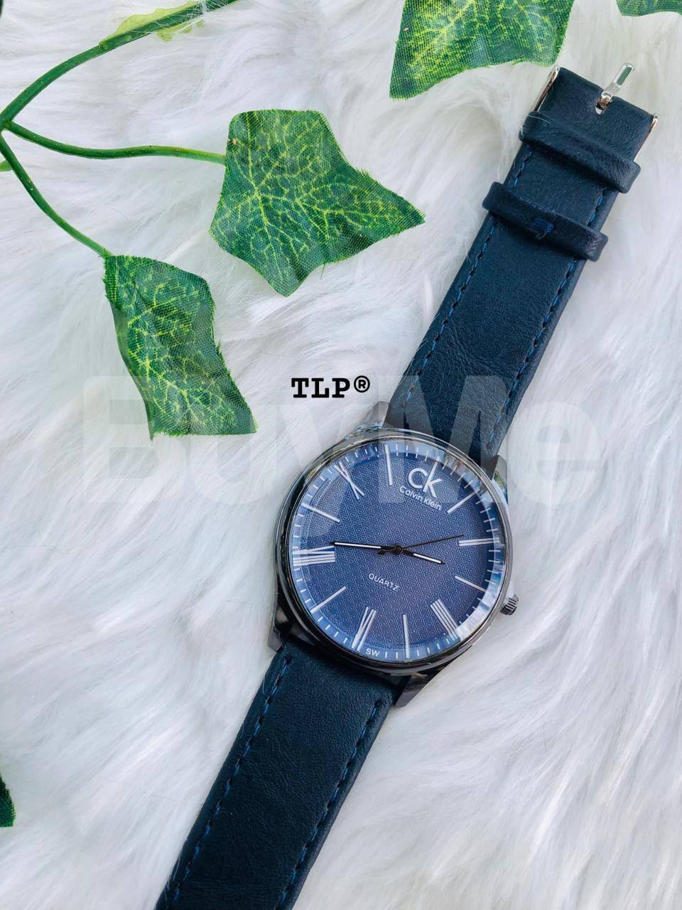 CK GENS BELT WATCH - BLUE