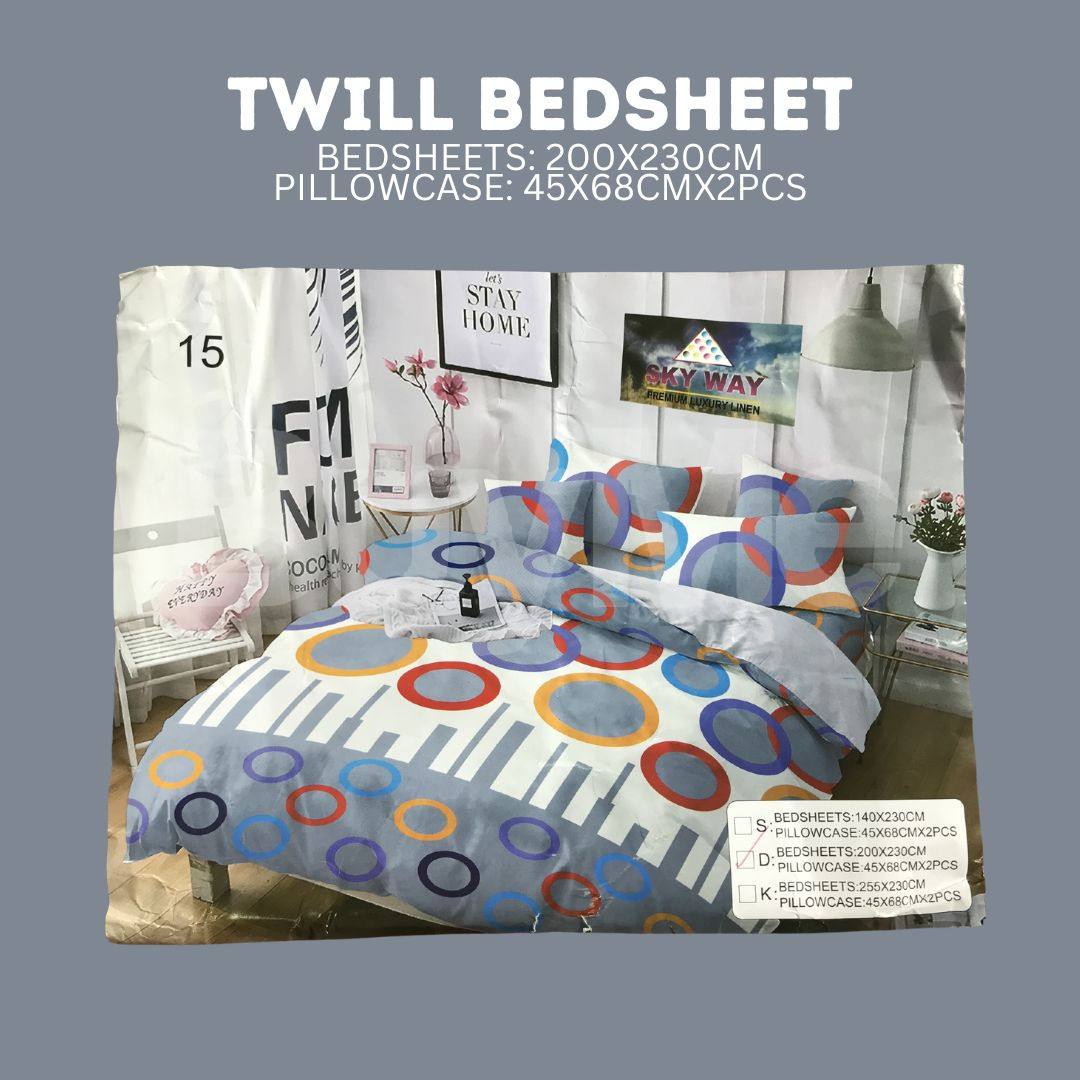 TWILL BEDSHEETS - DESIGN 1