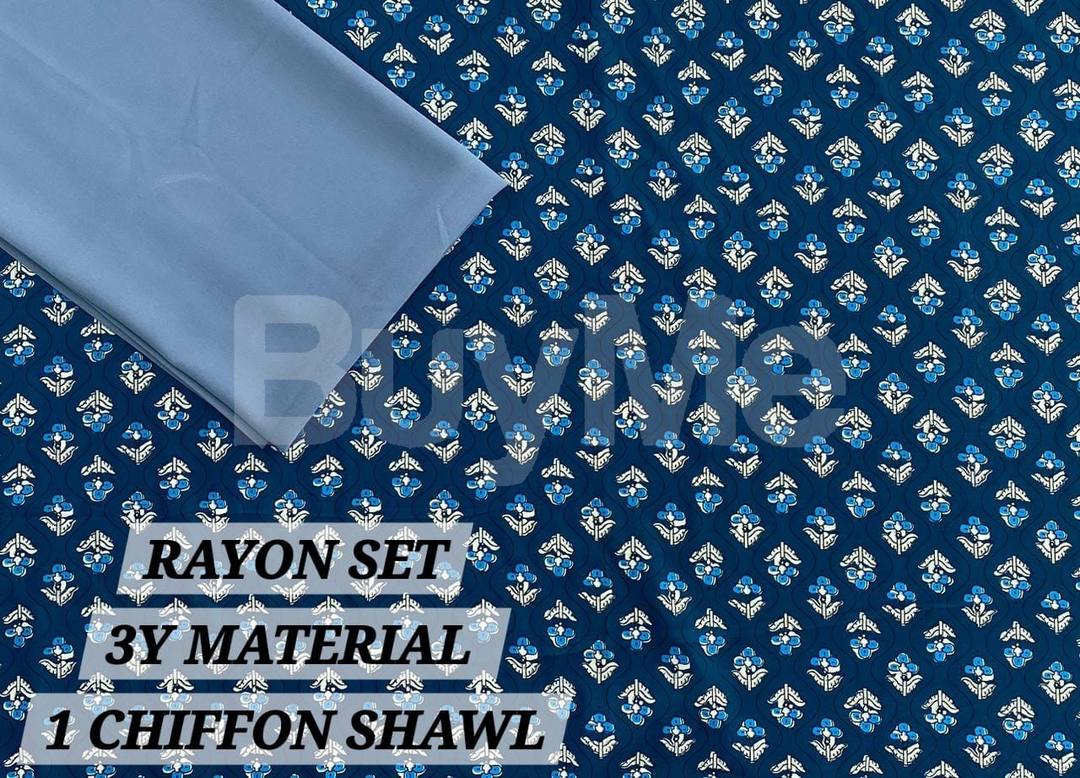 RAYON PRINTED SET - 1
