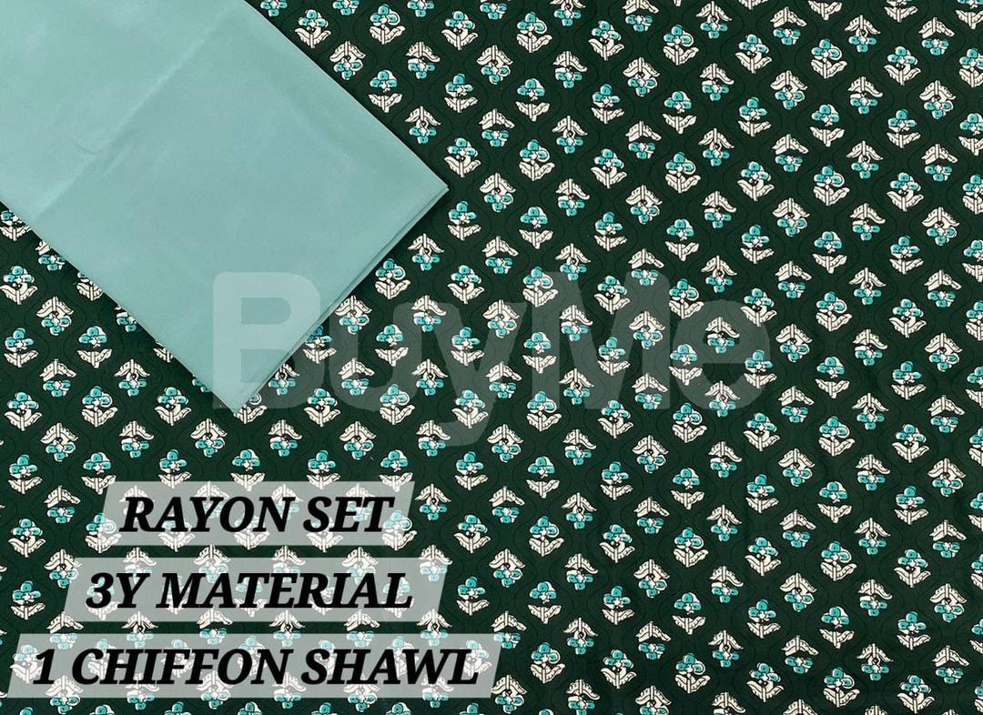 RAYON PRINTED SET - 2