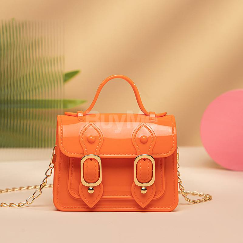 SMALL HAND BAG - ORANGE