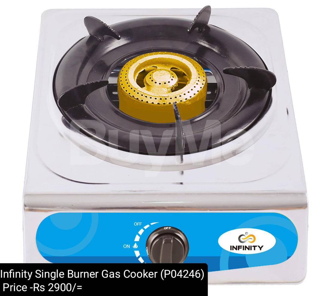 INFINITY SINGLE BURNER GAS COOKER
