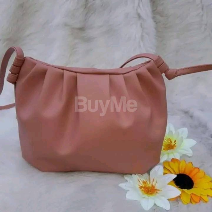 LADIES SIDE BAG - LIGHT BROWN