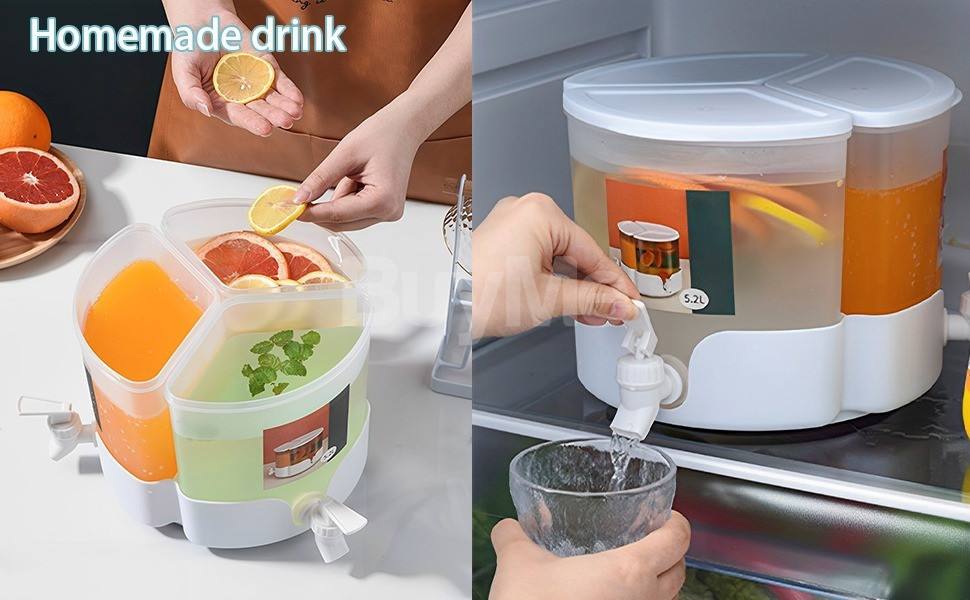 3 IN 1 - 5.2L JUICE DISPENSER