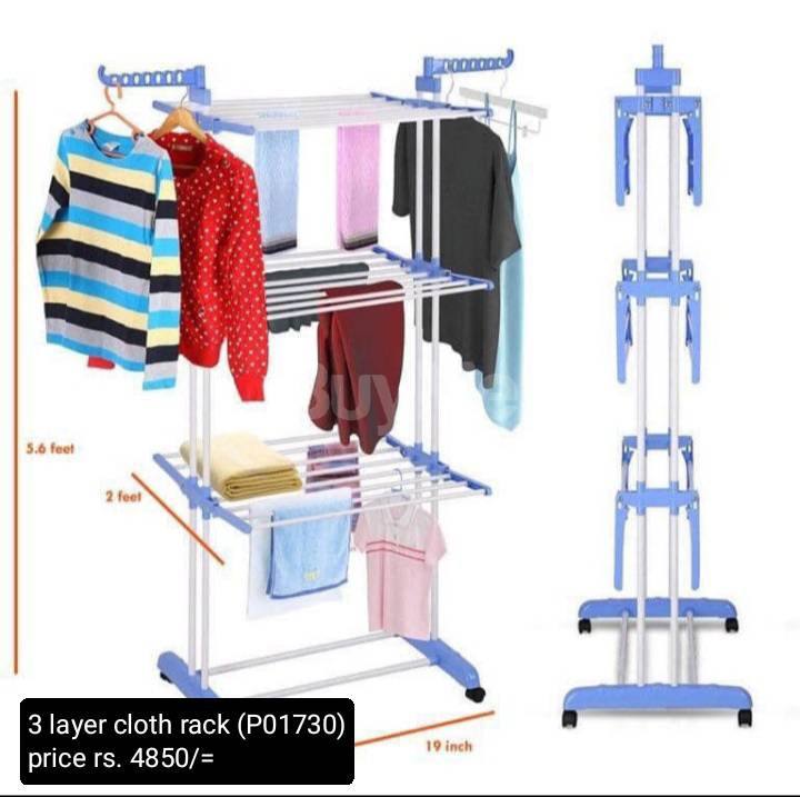 3 LAYER CLOTH RACK