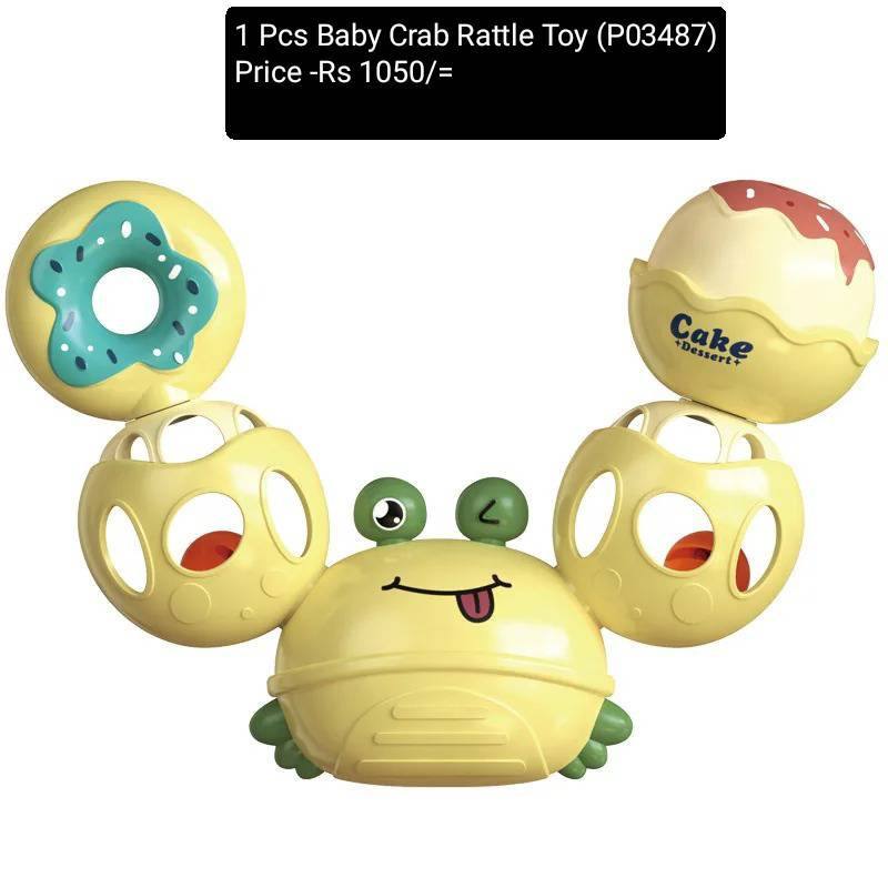 1 PCS BABY CRAB RATTLE TOY