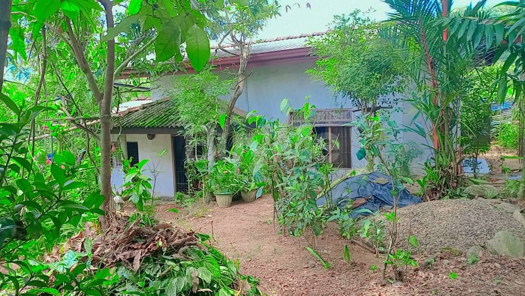 LAND WITH PEACEFUL HOUSE FOR SALE IN HOMAGAMA KIRIWATHUDUWA