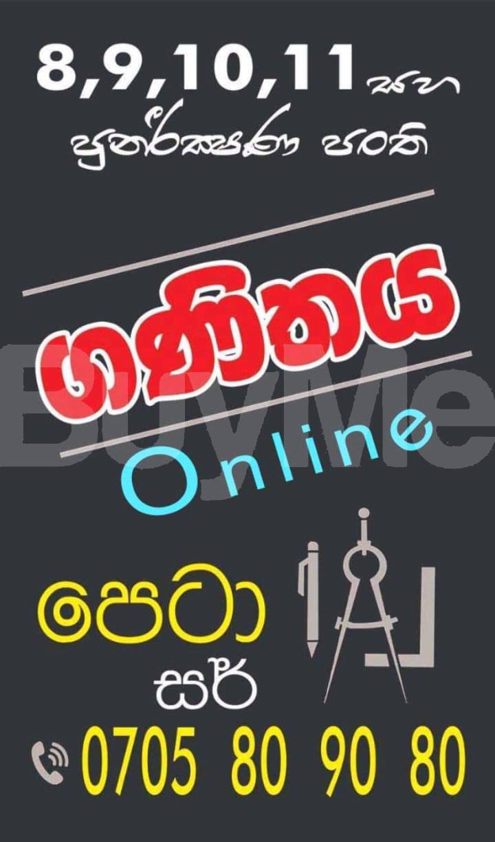 ONLINE MATHS CLASSES - PETA SIR