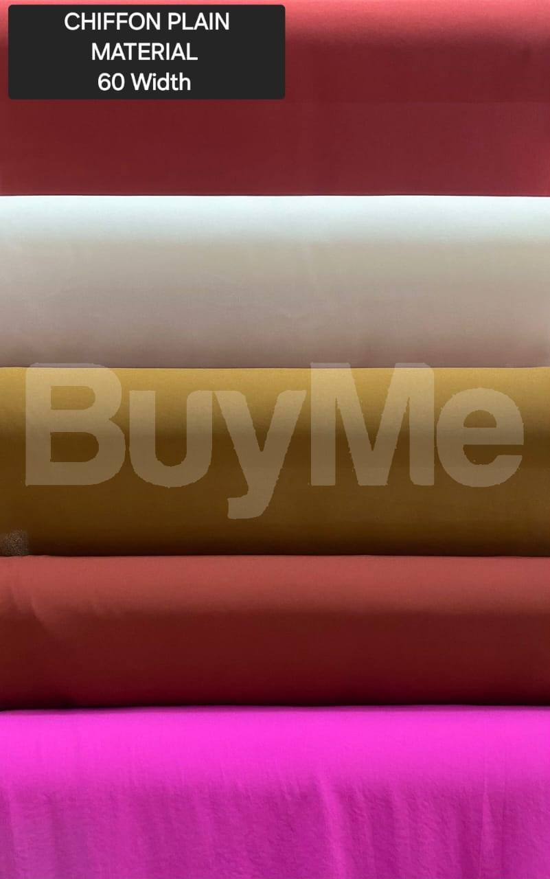 CHIFFON PLAIN MATERIAL SET 3