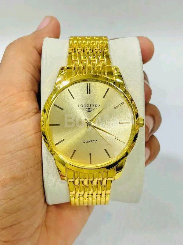 GOLD COLOUR MEN'S WATCH