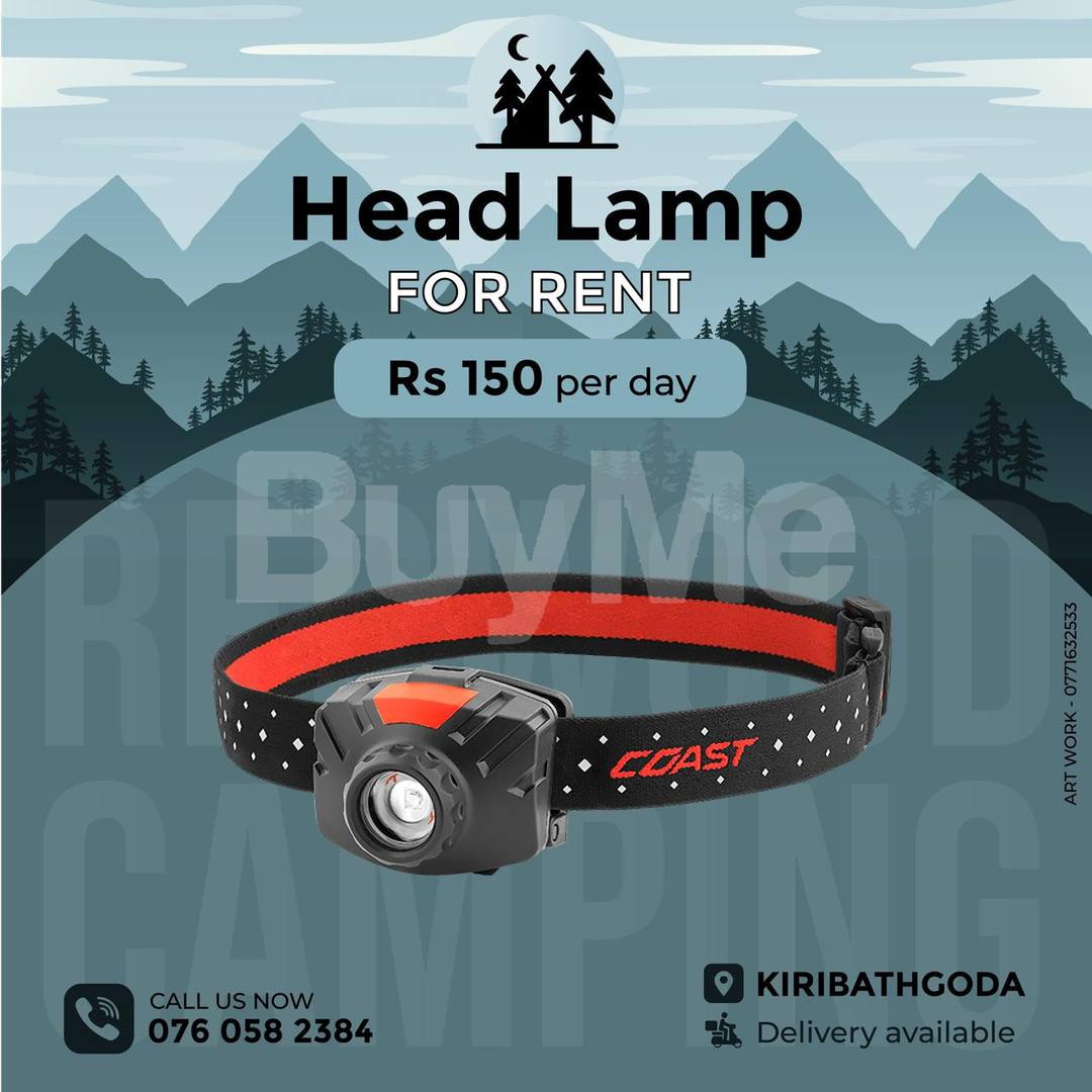CAMPING HEAD LAMP FOR RENT