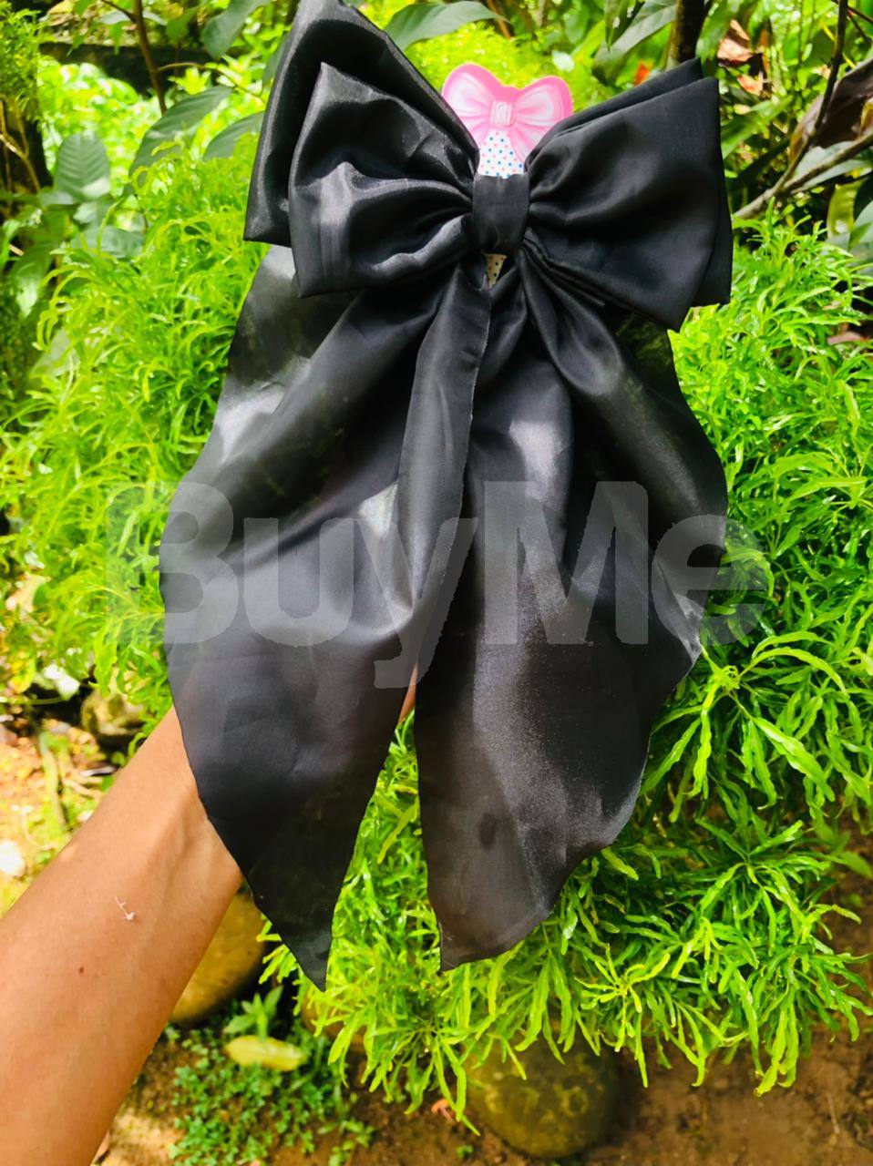 TRENDY BOW HAIRCLIP - BLACK