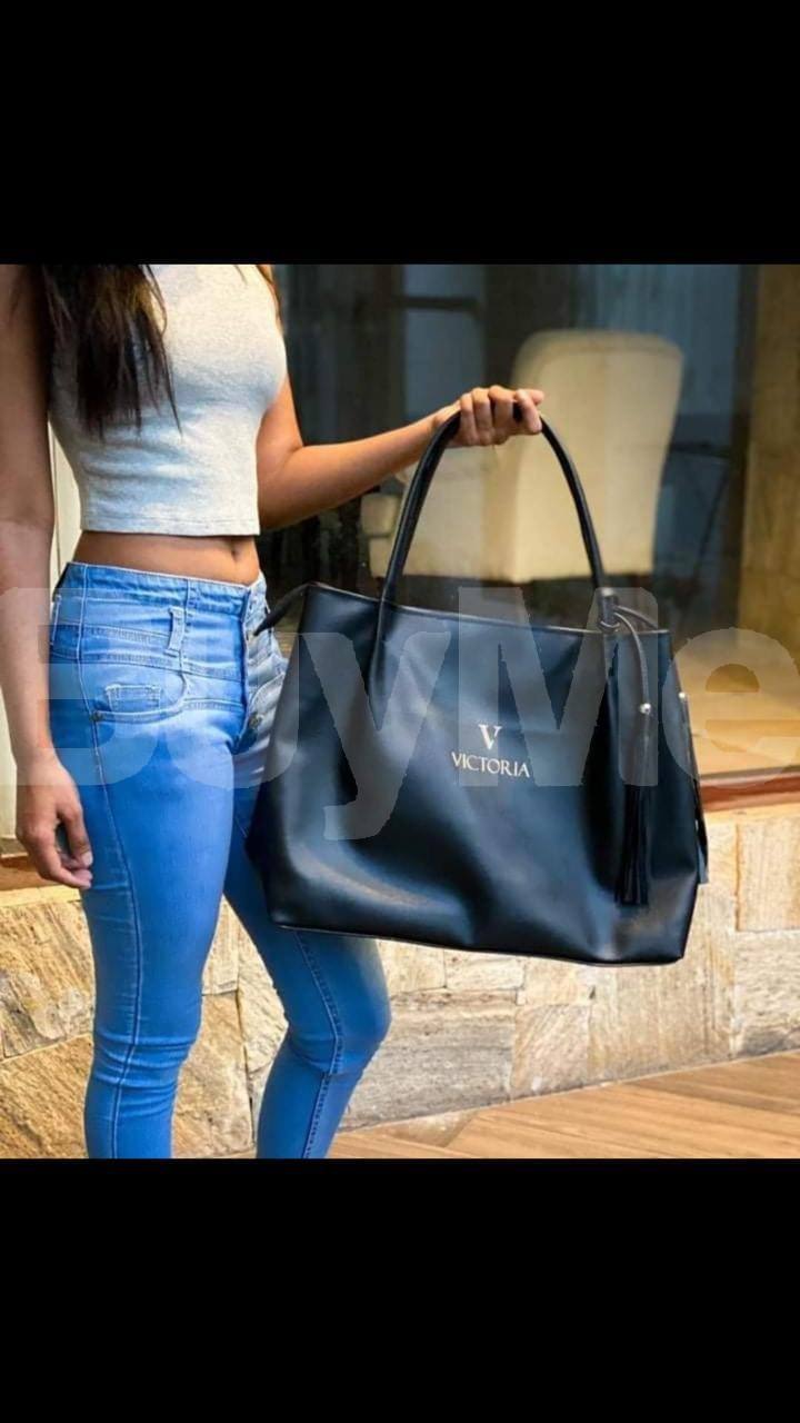 LADIES HAND BAG - BLACK