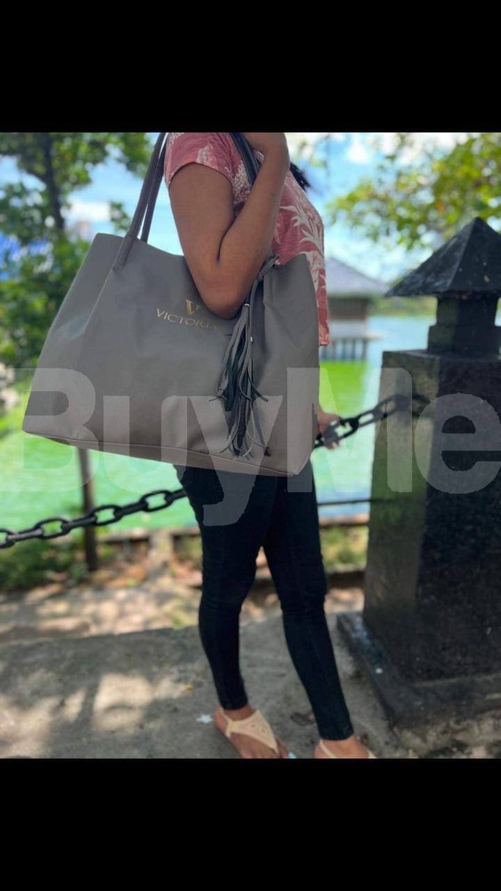 LADIES HANDBAG - GREY