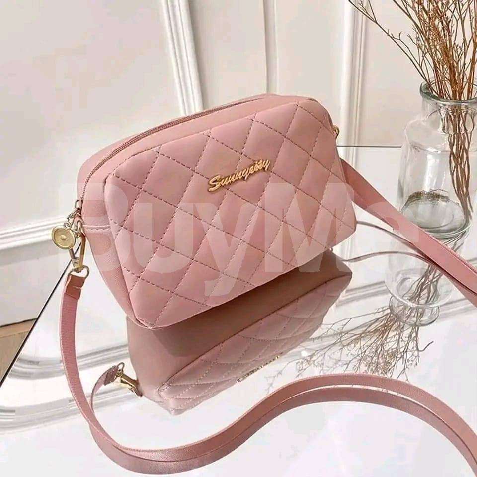 GIRLS LUXURY SIDE BAG - PINK