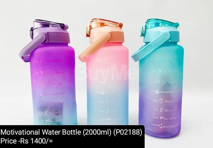 MOTIVATIONAL WATER BOTTLE (2000ML)