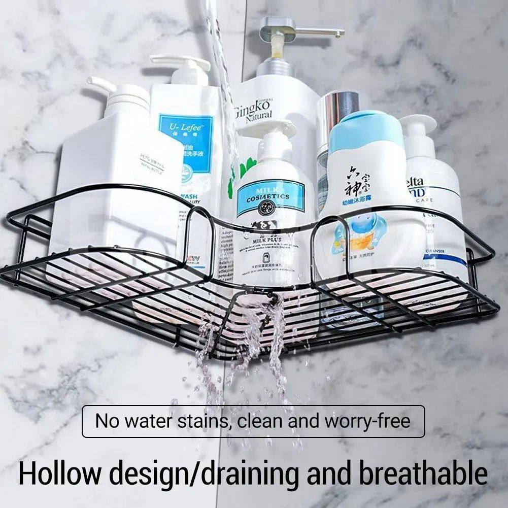STAINLESS STEEL BATHROOM CORNER SHELF