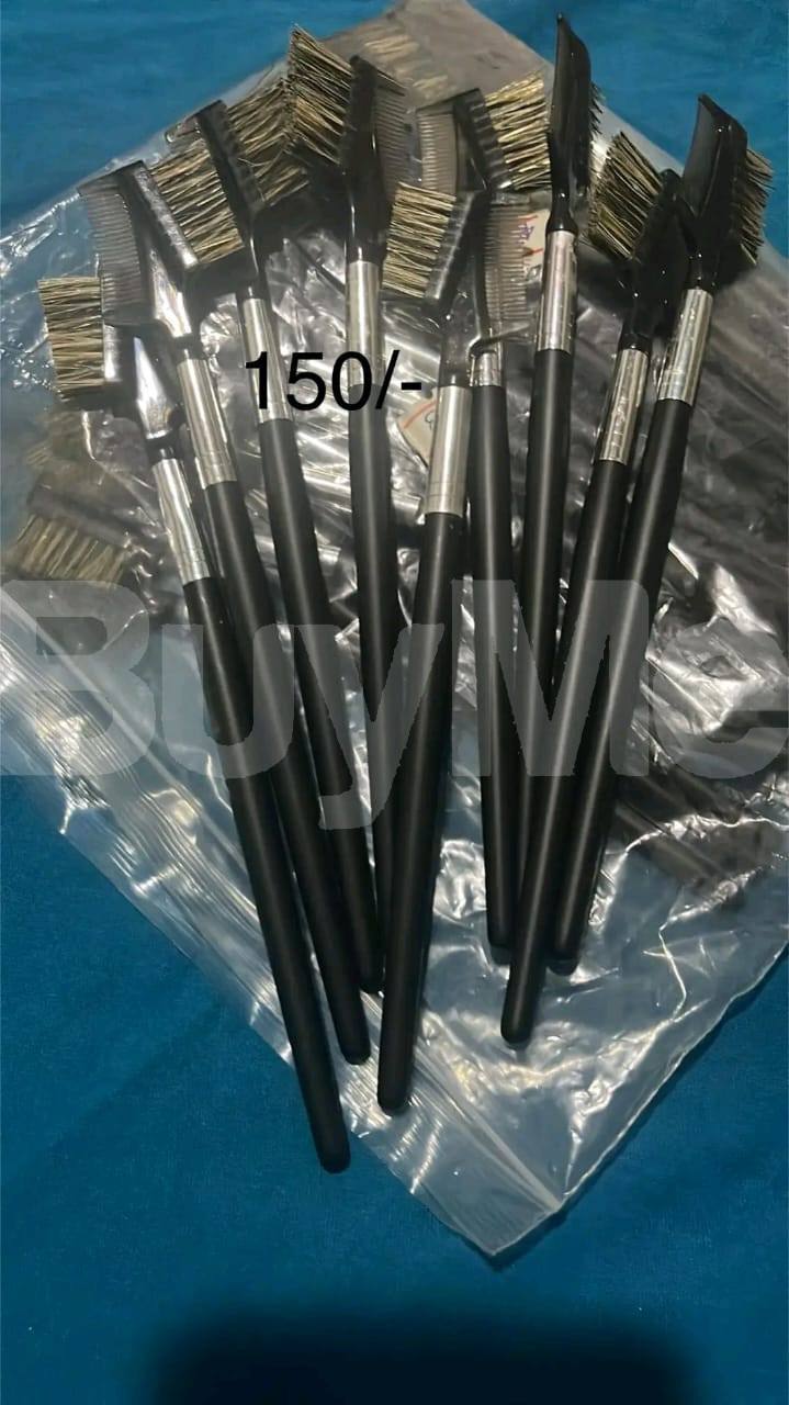 EYEBROW & EYELASH BRUSH WITH STEEL COMB