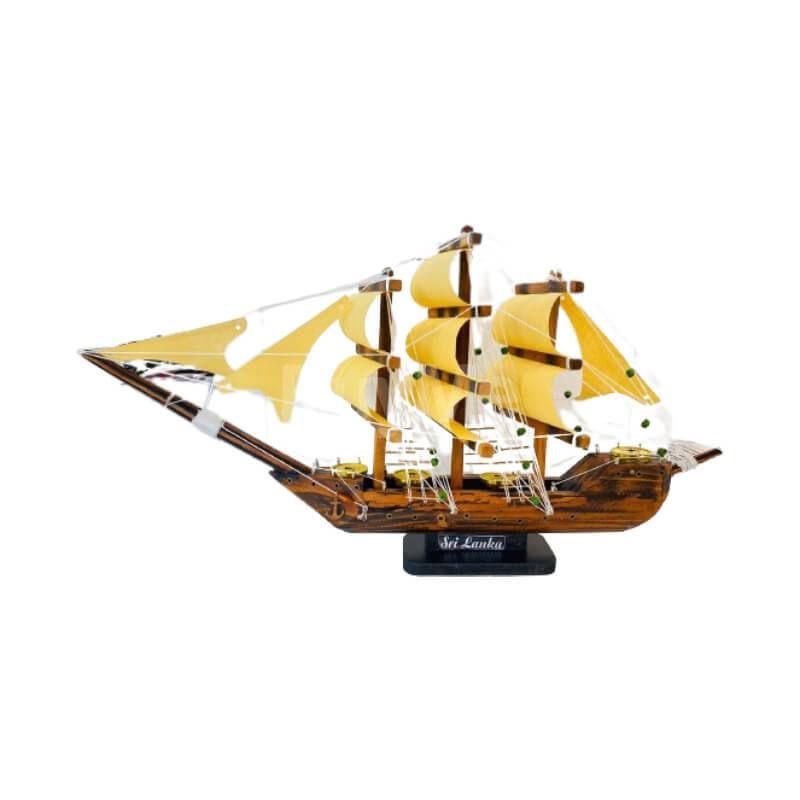 TEAK WOODEN SHIP 33INCH