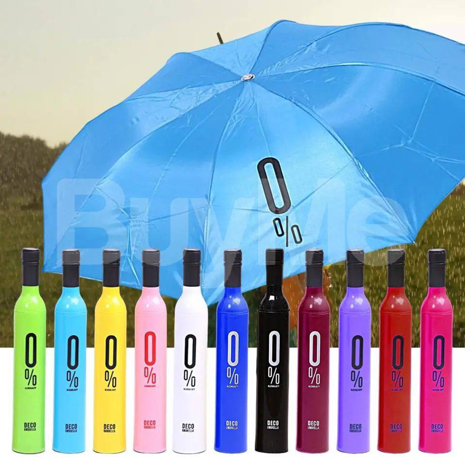 BOTTLE UMBRELLA IN 11 COLOURS