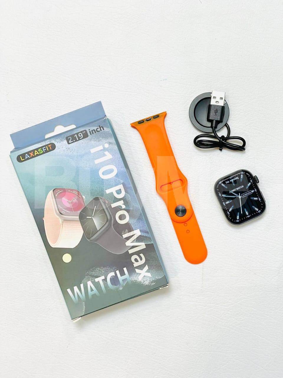 I10 PRO MAX SMART WATCH UNISEX - ORANGE