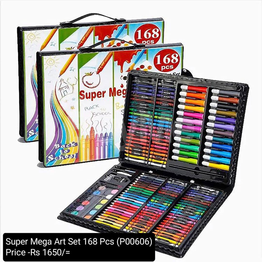 SUPER MEGA ART SET - 168PCS