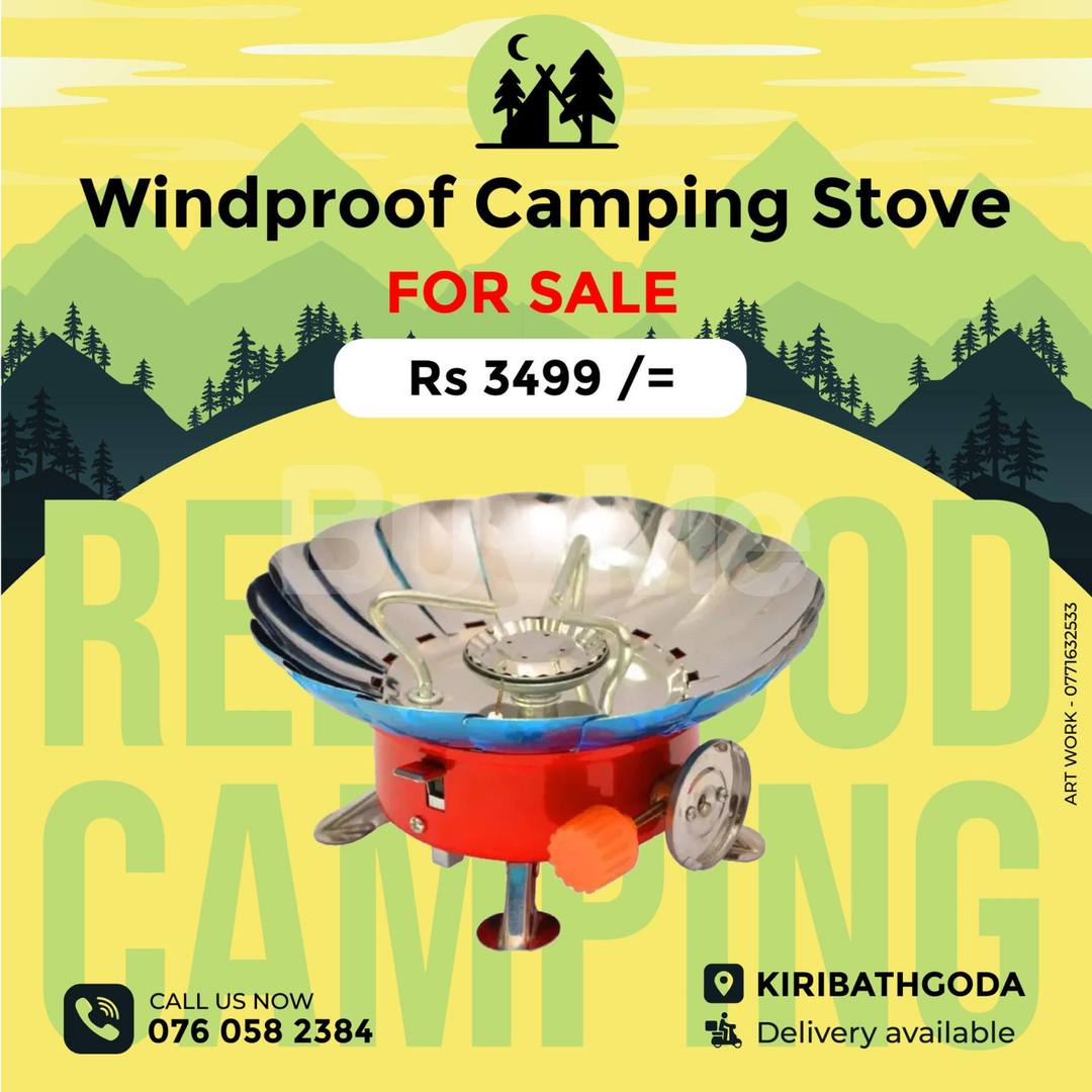 WINDPROOF CAMPING STOVE FOR SALE