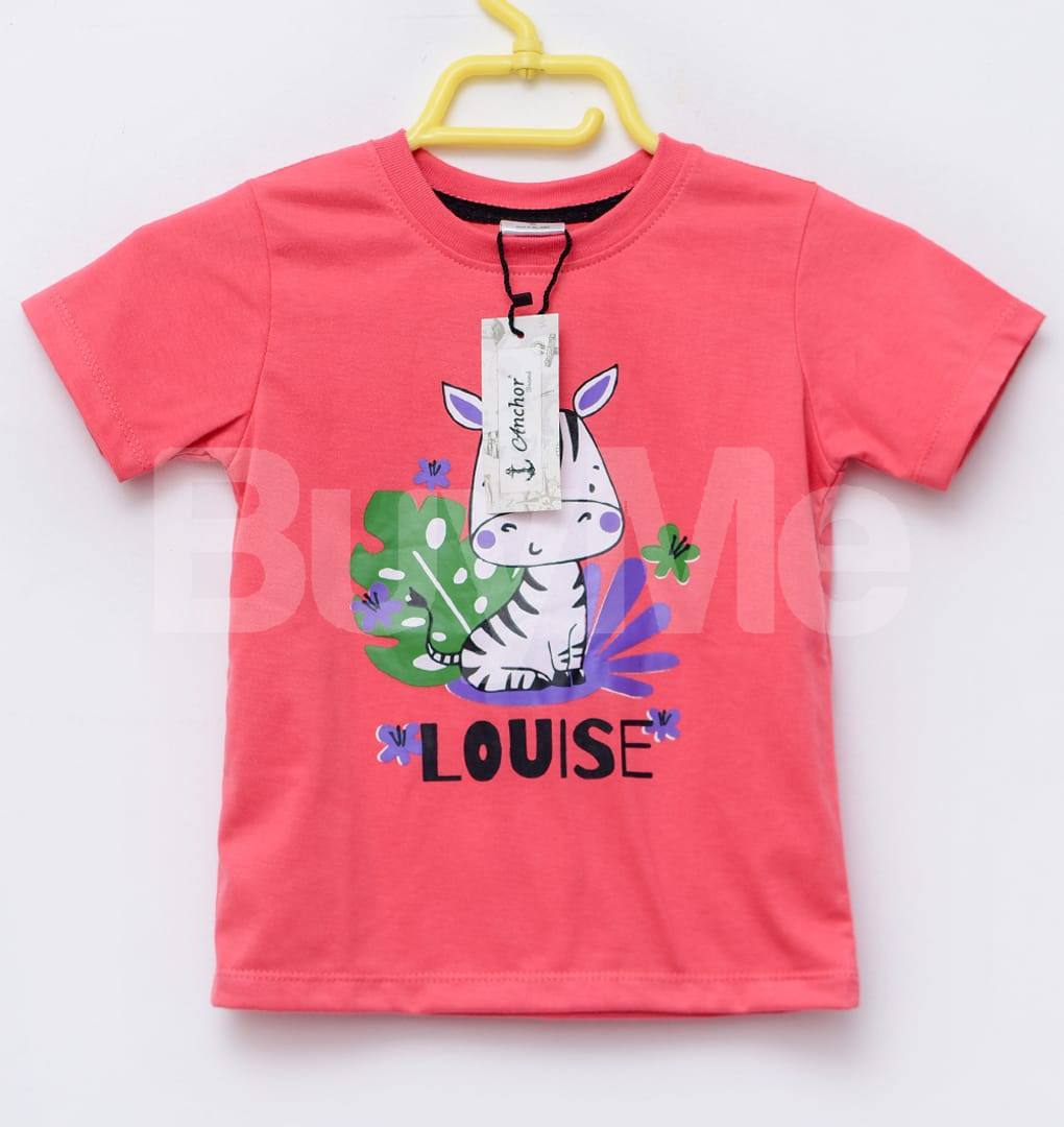 CASUAL PRINTED KID TSHIRT - PINK