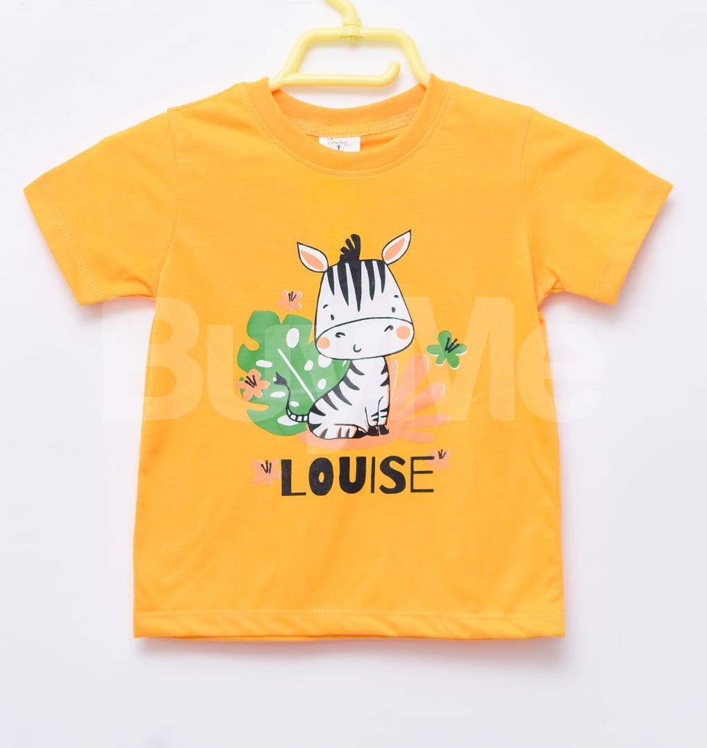 CASUAL PRINTED KID TSHIRT - YELLOW