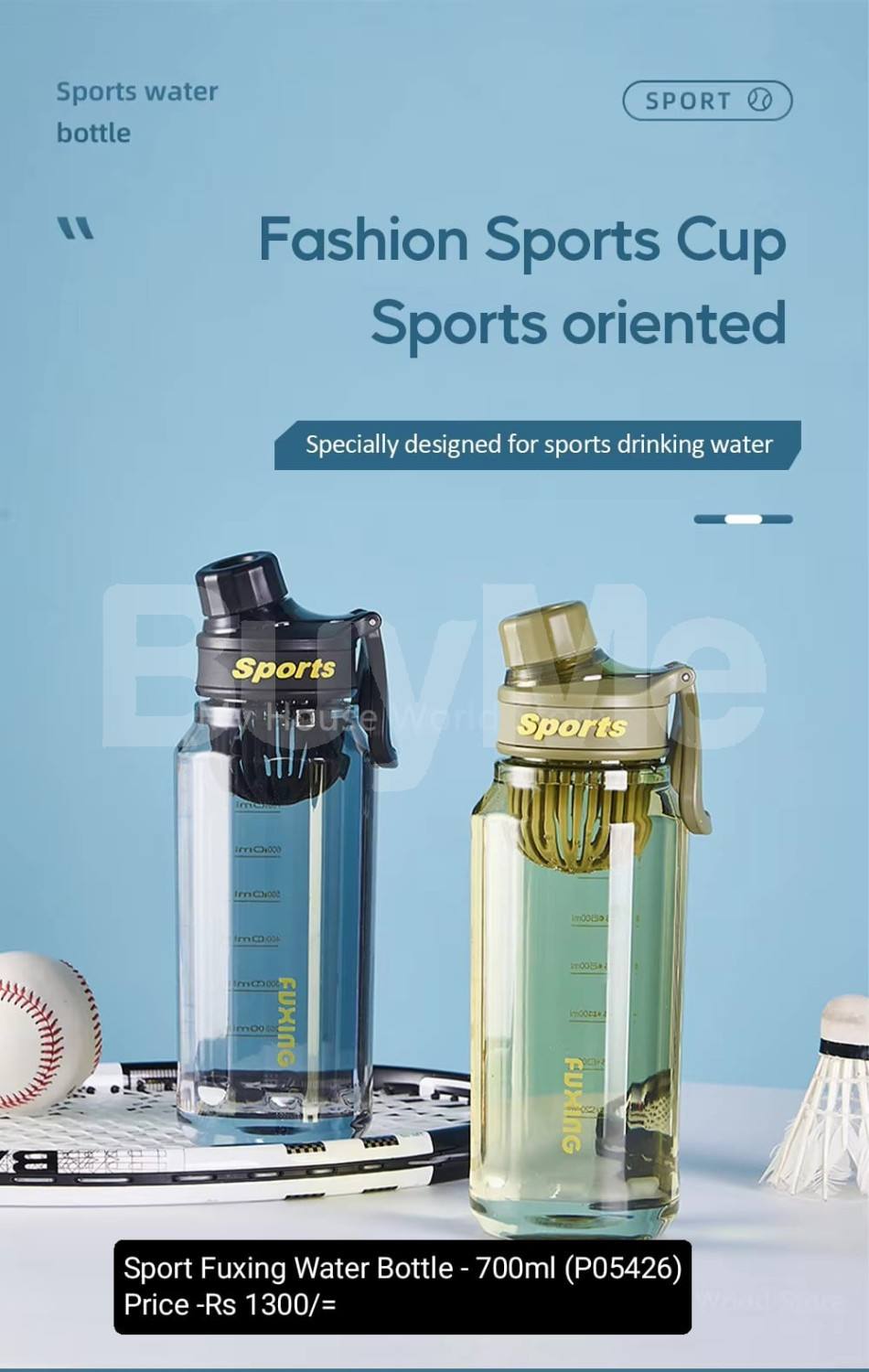 SPORT FUXING WATER BOTTLE - 700ML