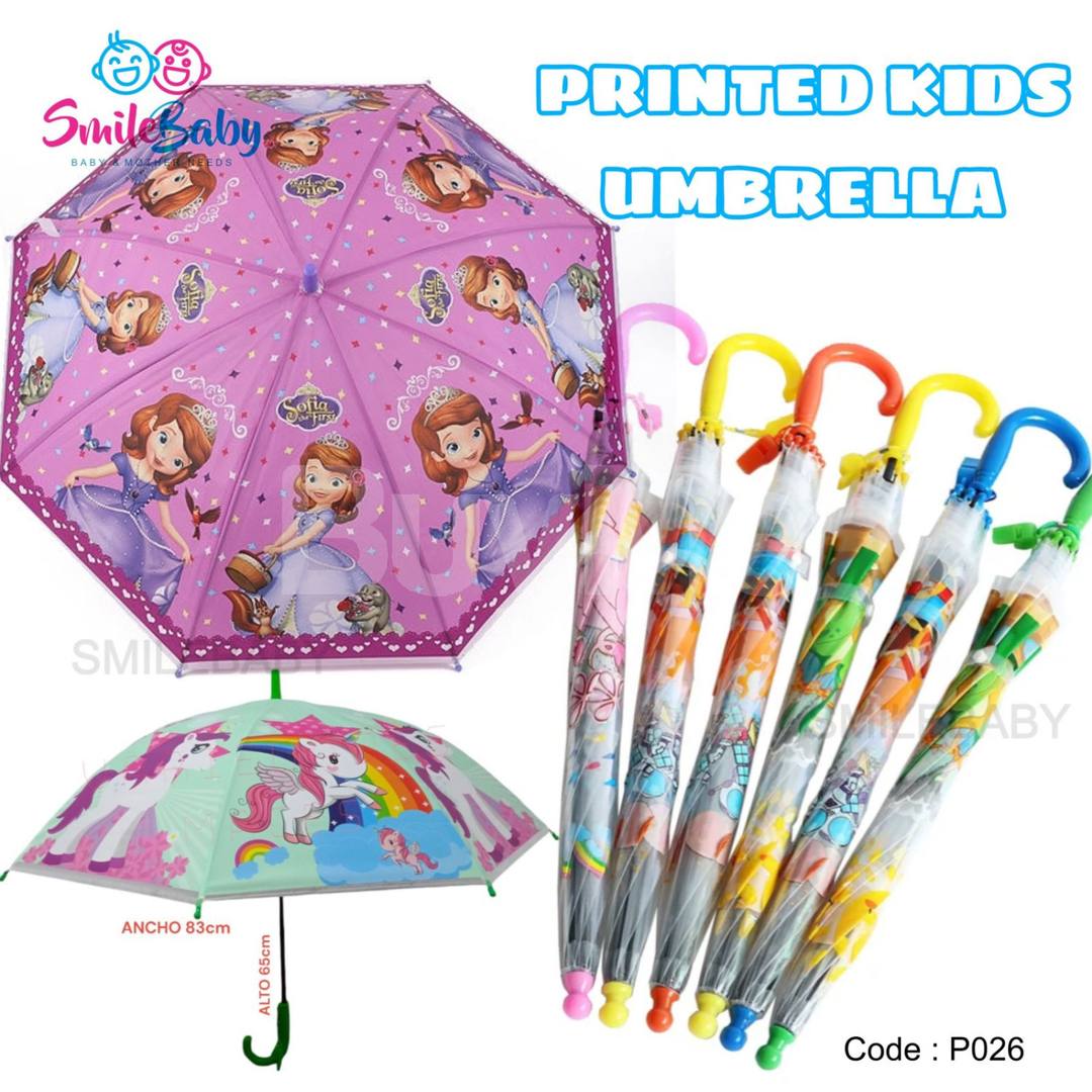 PRINTED KIDS UMBRELLA