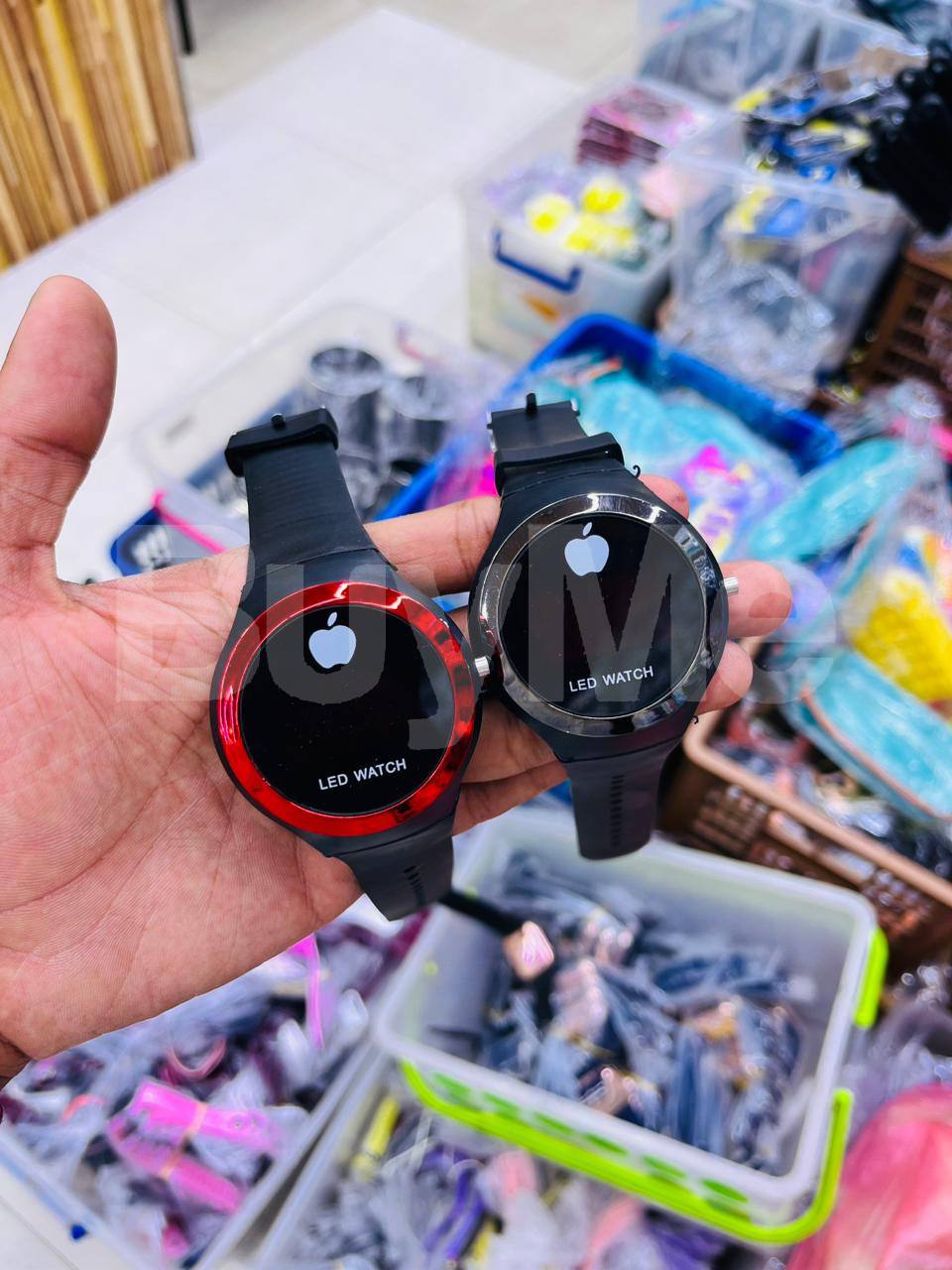 LED WATCH - BLACK & RED DIALS