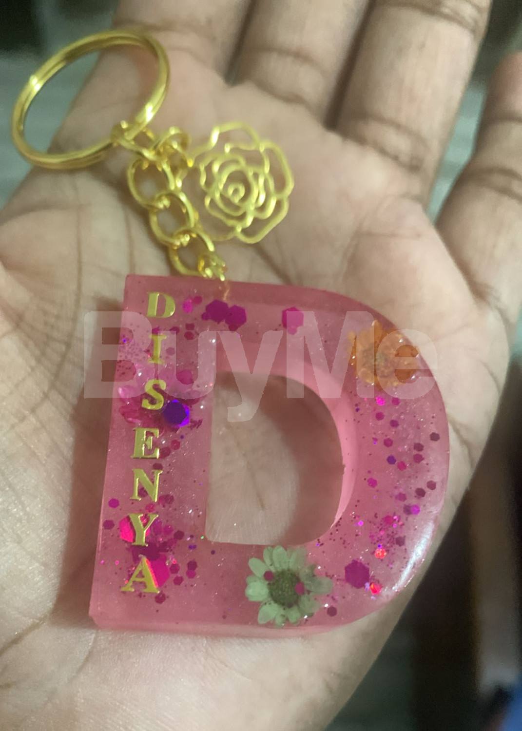 LETTER RESIN KEY TAG
