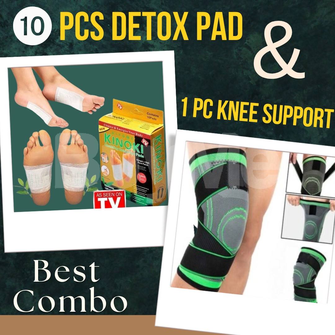 DETOX & KNEE SUPPORT COMBO PACK
