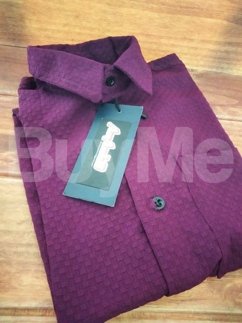 MENS ORIGINAL POPCORN SHIRT - PURPLE