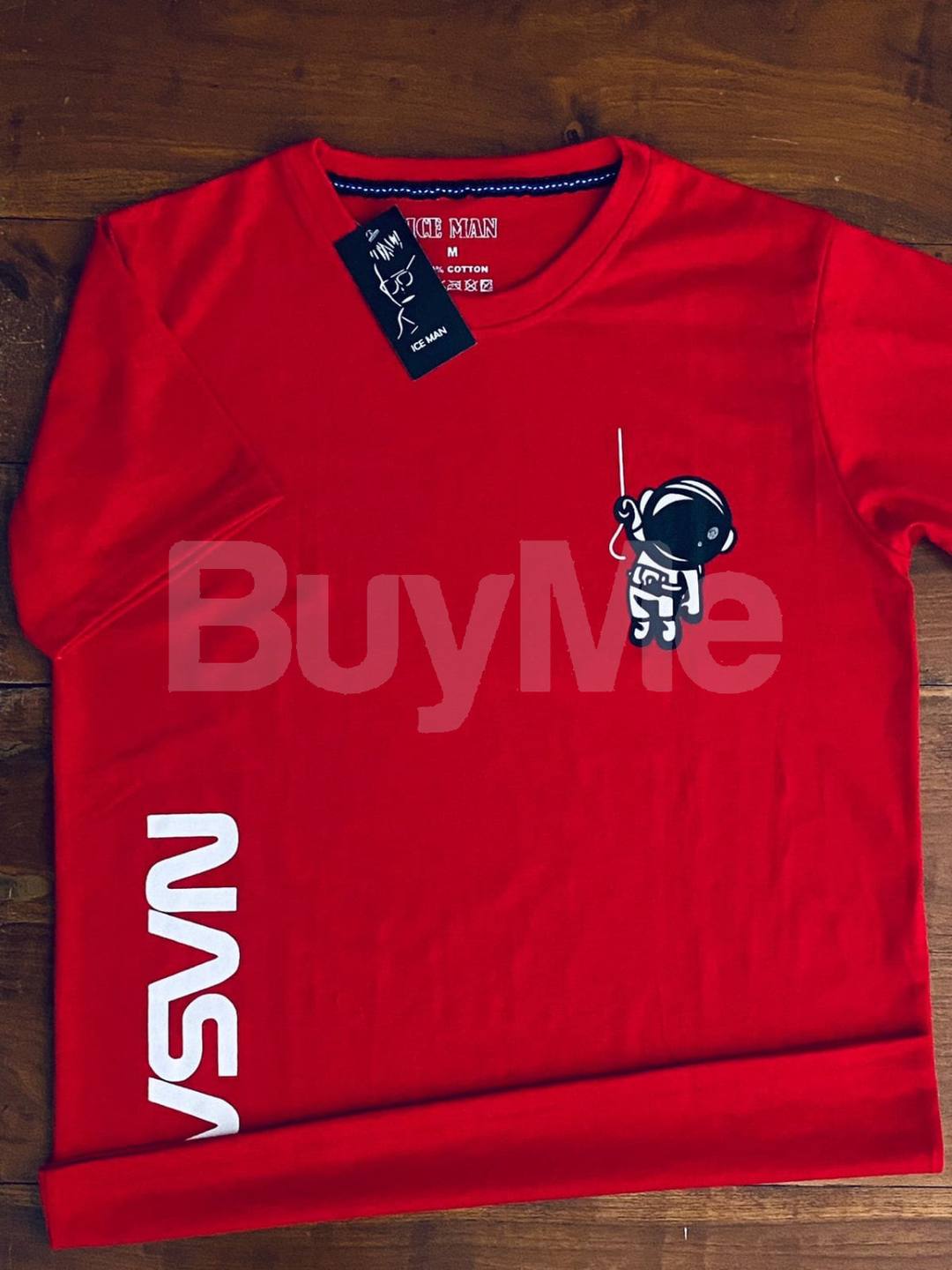 MEN'S CREW NECK T - SHIRT - RED