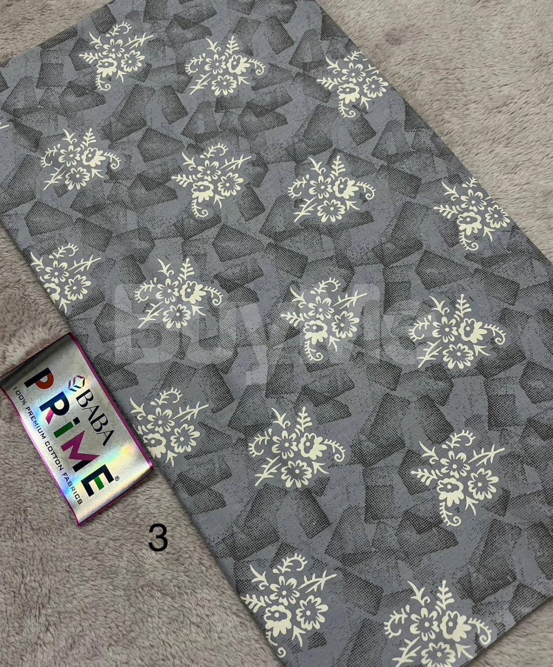 BABA PRIME MAXI MATERIAL - GREY