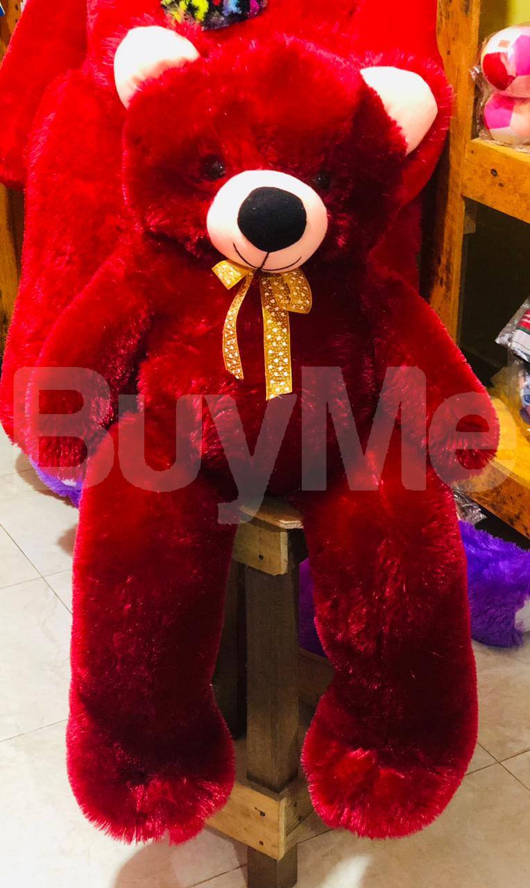 3FT TEDDY BEAR - RED