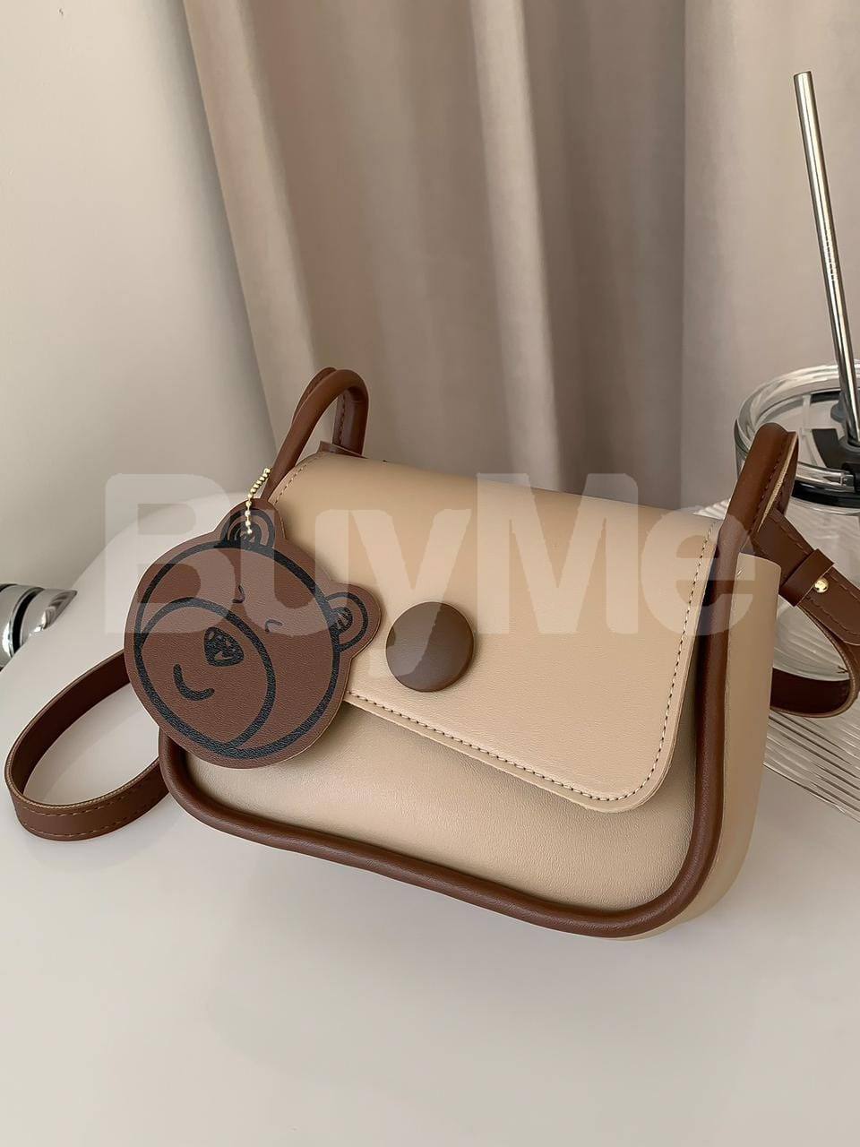 LADIES HAND BAG - BROWN