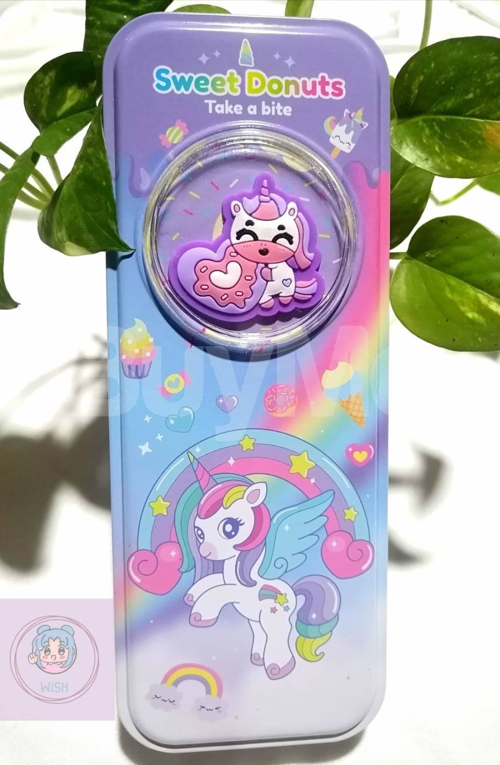 UNICORN METAL TIN BOX FOR PENCIL CASE
