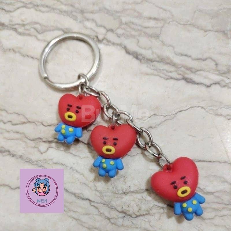 HEART SHAPE TEDDY BEAR KEY CHAIN