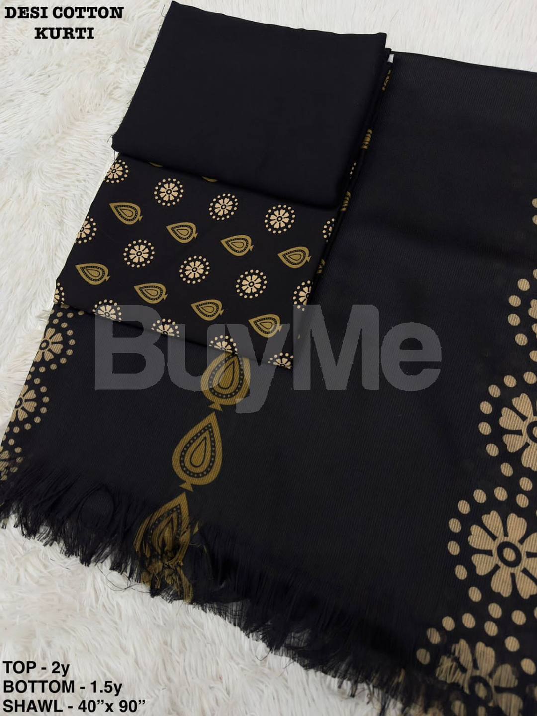 DESI COTTON KURTI SET