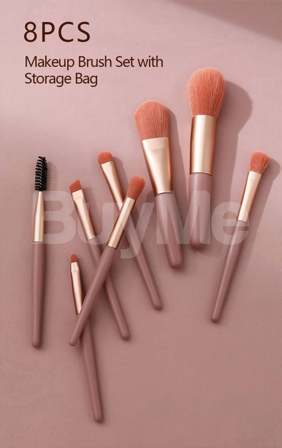 8 PCS MAKEUP BRUSH SET