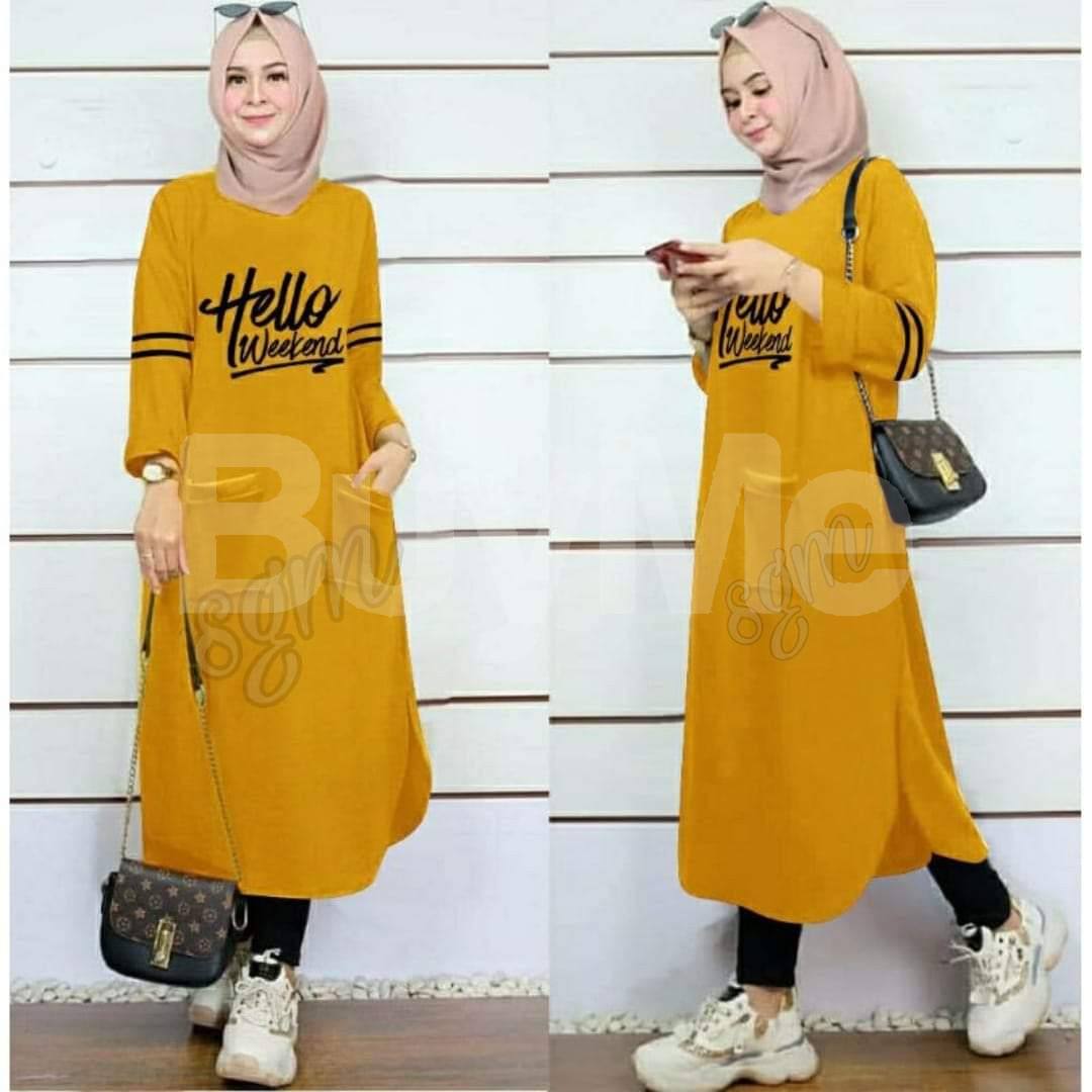 HELLO WEEKEND TOP - YELLOW