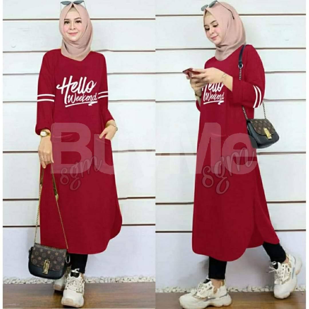 HELLO WEEKEND TOP - RED