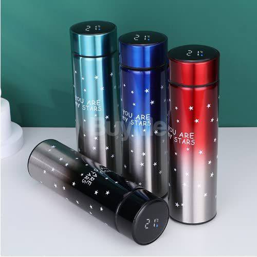 PRINTED TEMPERATURE LED FLASK 500ML