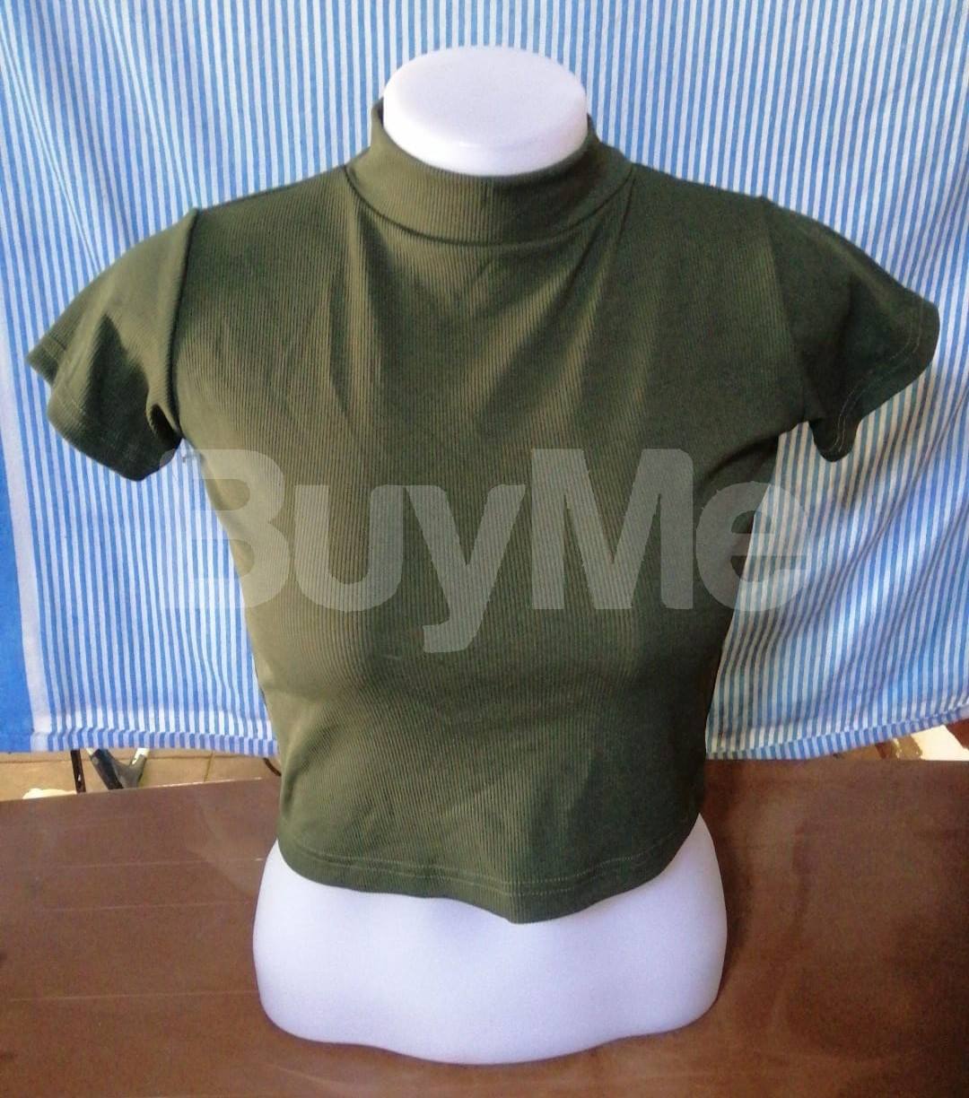 LADIES SHORT SLEEVE TOP - GREEN