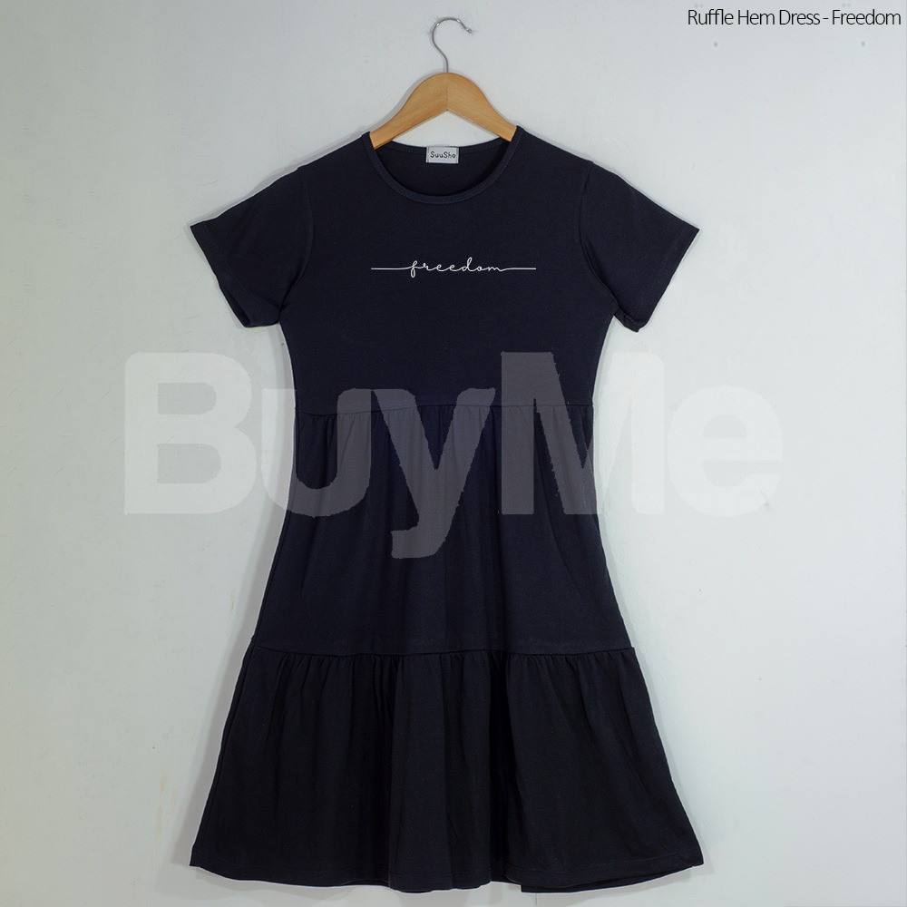 RUFFLE HEM DRESS 2 - DONKEY SANTA
